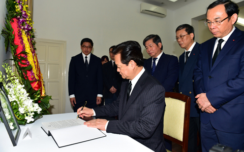 Spitzenpolitiker weltweit nehmen an Trauerfeier von Lee Kuan Yew teil